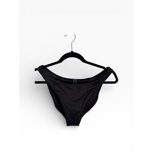 Skims Signature Swim Dipped Mid Coverage Bottom bb-brf-7903w Onyx Large NWT